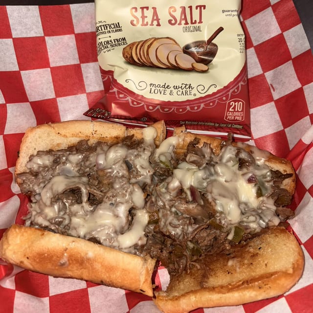 8" Philly Cheesesteak.