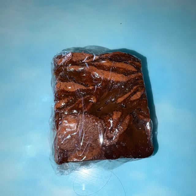 Caramel Pecan Brownie.