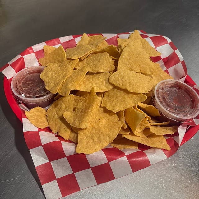 Chips and Fresh Home Made Salsa.